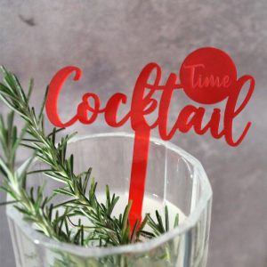 Drinkspind tekst cocktail time