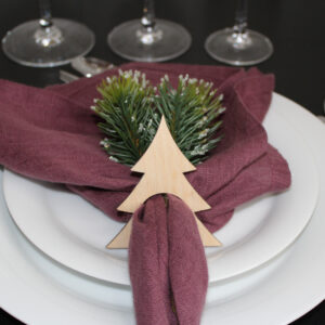 Servietringe juletræ