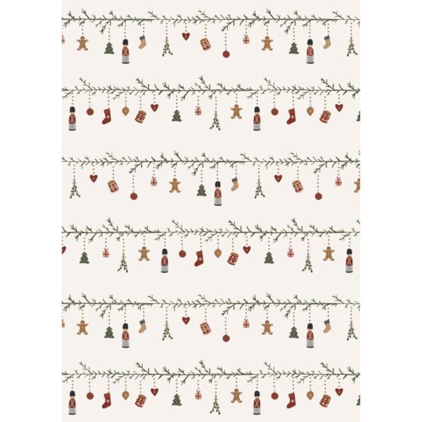 Gavepapir | My Nostalgic Christmas | Ib Laursen 5 meter 09854-00