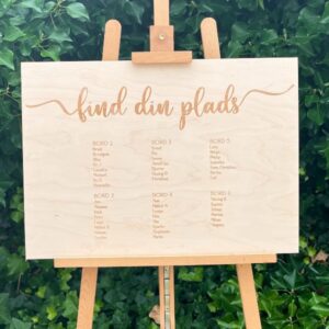 Bordplan i birk 50 x 70 cm Bordplan | træ | flere varianter