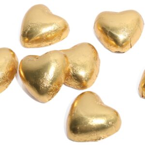 Guld chokolade hjerter