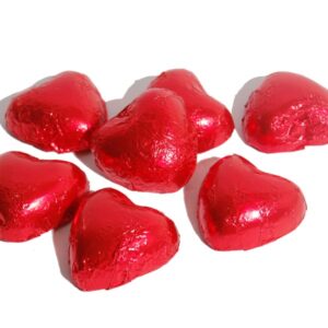 Røde chokolade hjerter
