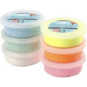 Foam Clay 78812 6x14 g glitter pastelfarver 1