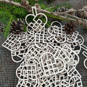 Julehjerter 6 cm storkøb