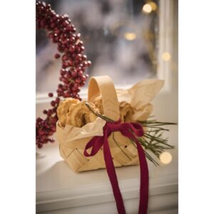 Kurv mini med hank på tværs flettet spån 37230-30 trend 2