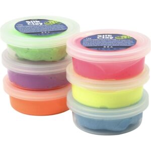 Silk Clay 79140 6x14 g neonfarver 1