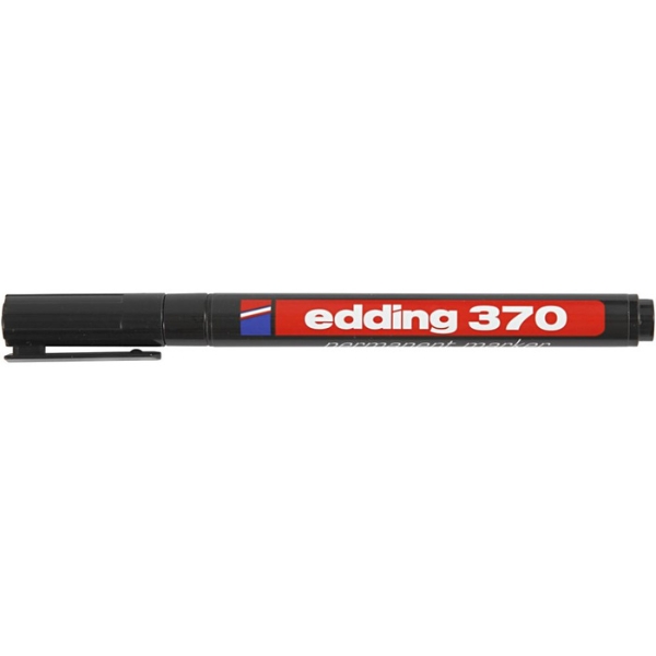 Edding 370 sort tusch 1mm streg 25005 2