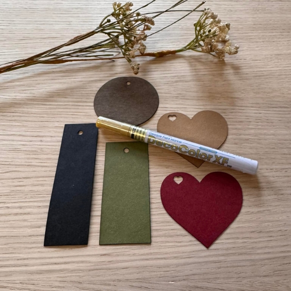 Bordkort | DIY | læderpapir