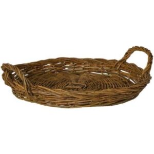 Bakke i pileflet rund med 2 hanke fra Ib Laursen 39 cm 30808-00
